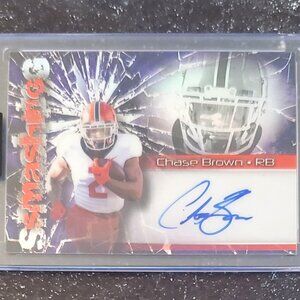 Chase Brown 2023 Wild Card  Smashing Auto RC #AS-8 9/15 Rookie Bengals